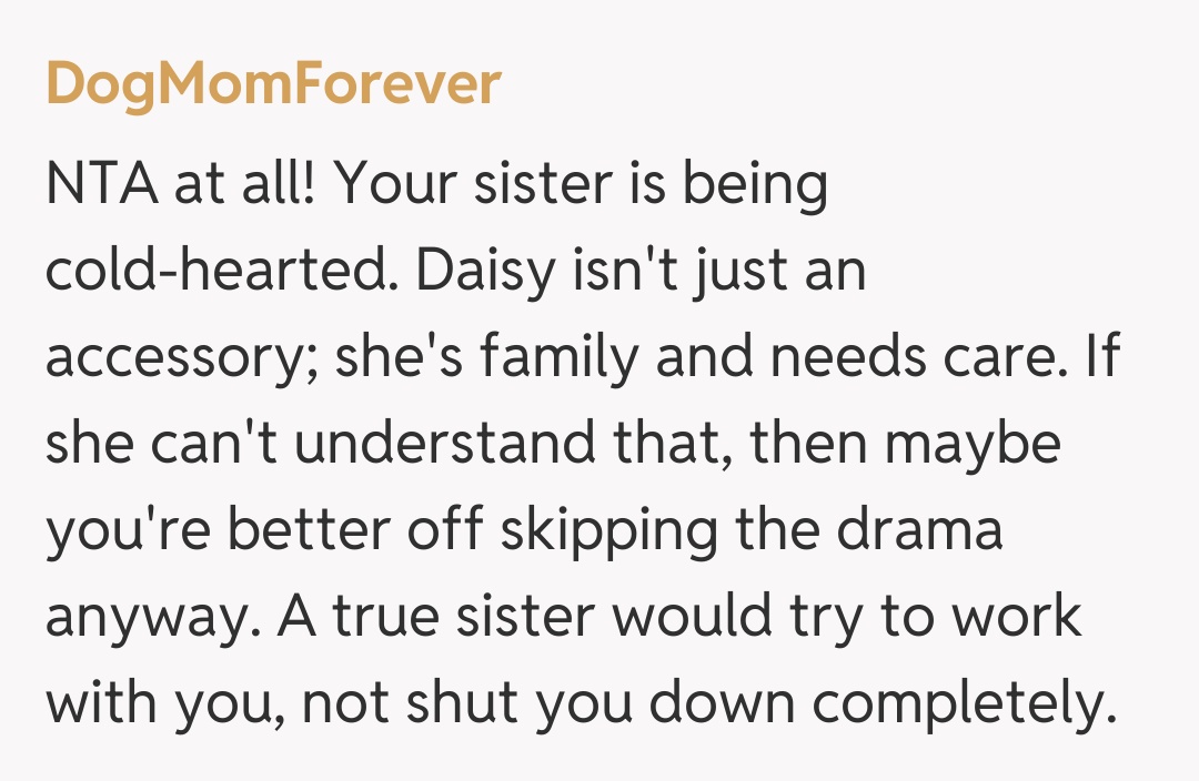 Comentariu de la DogMomForever