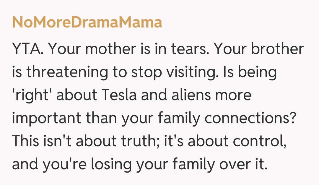 Comentariu de la NoMoreDramaMama