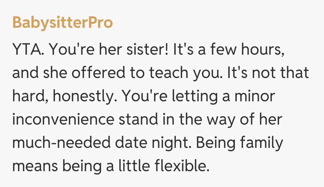 Comentariu de la BabysitterPro