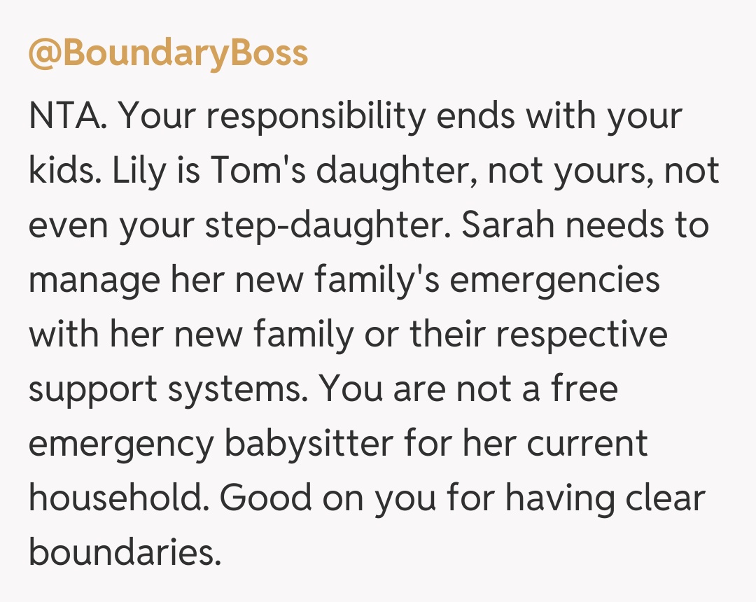 Comentariu de la @BoundaryBoss