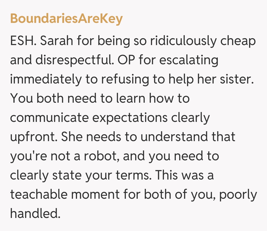 Comentariu de la BoundariesAreKey