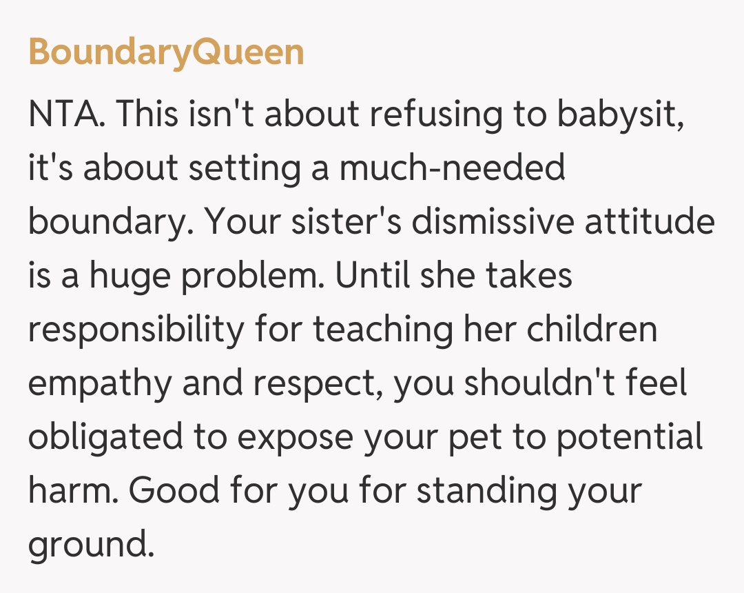 Comentariu de la BoundaryQueen