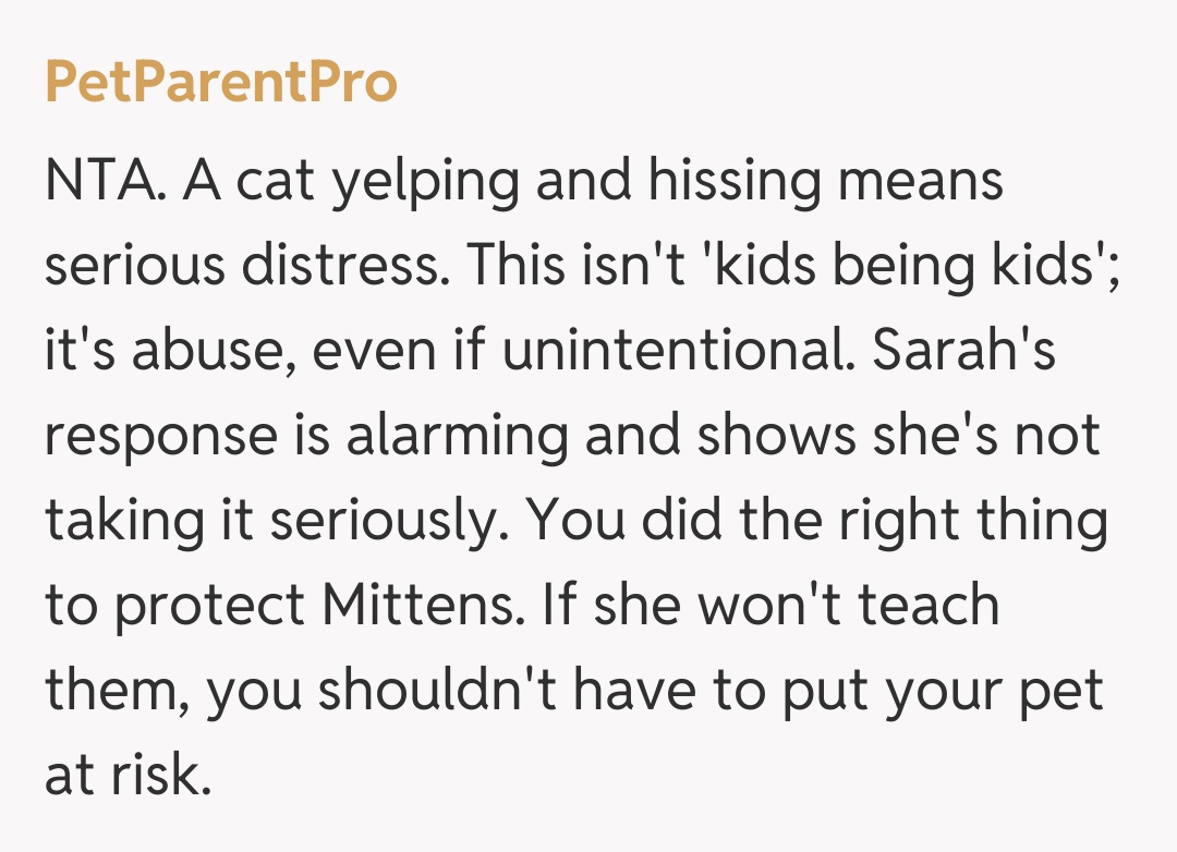 Comentariu de la PetParentPro