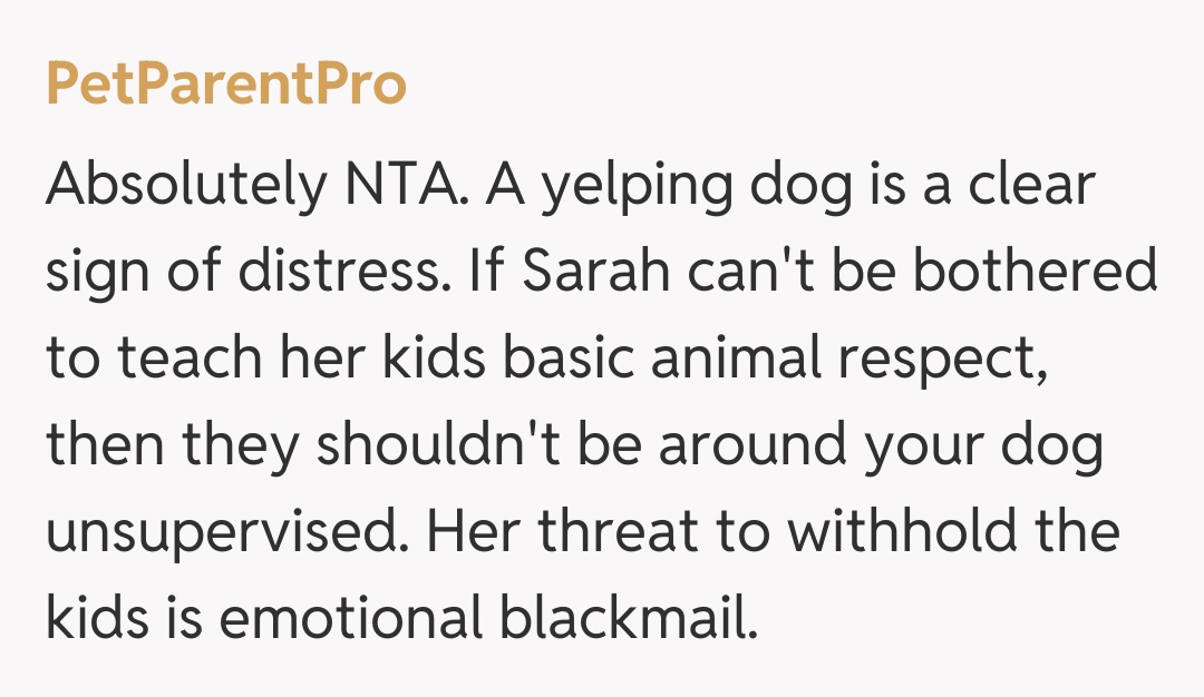 Comentariu de la PetParentPro