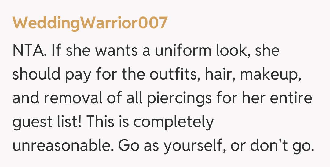 Comentariu de la WeddingWarrior007