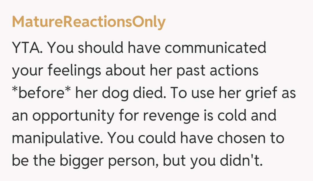 Comentariu de la MatureReactionsOnly