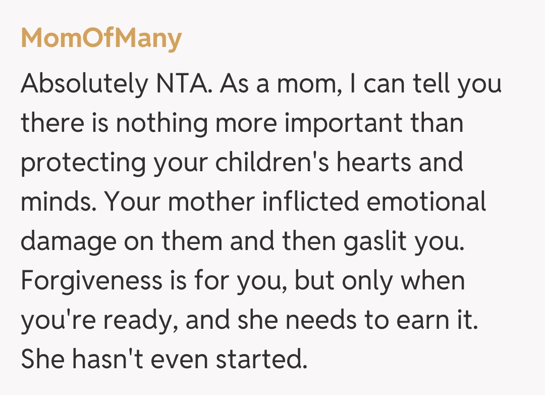 Comentariu de la MomOfMany