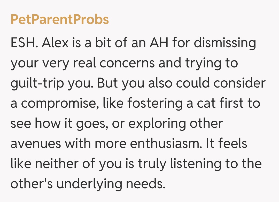 Comentariu de la PetParentProbs