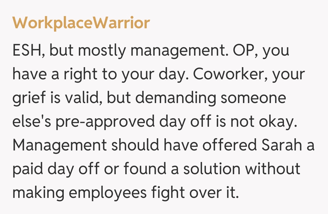 Comentariu de la WorkplaceWarrior