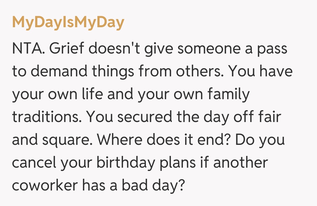 Comentariu de la MyDayIsMyDay