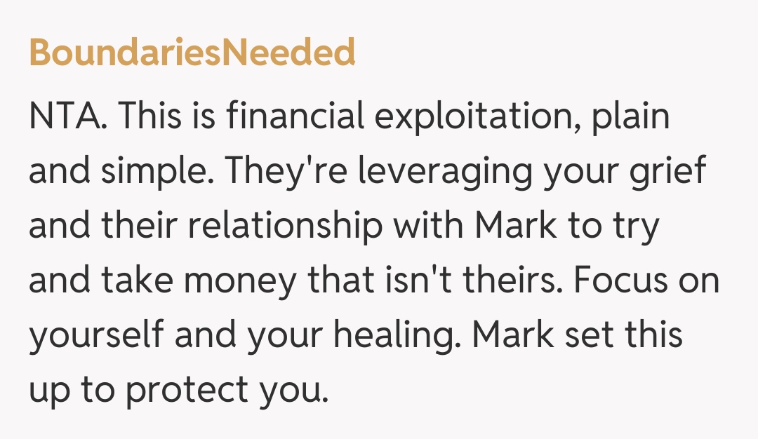 Comentariu de la BoundariesNeeded