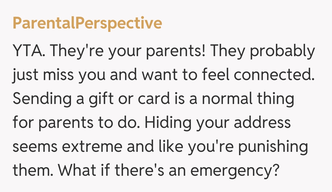 Comentariu de la ParentalPerspective