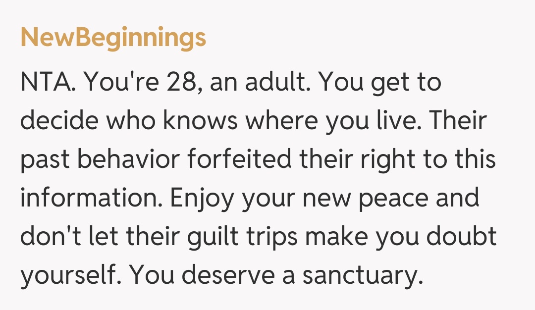 Comentariu de la NewBeginnings