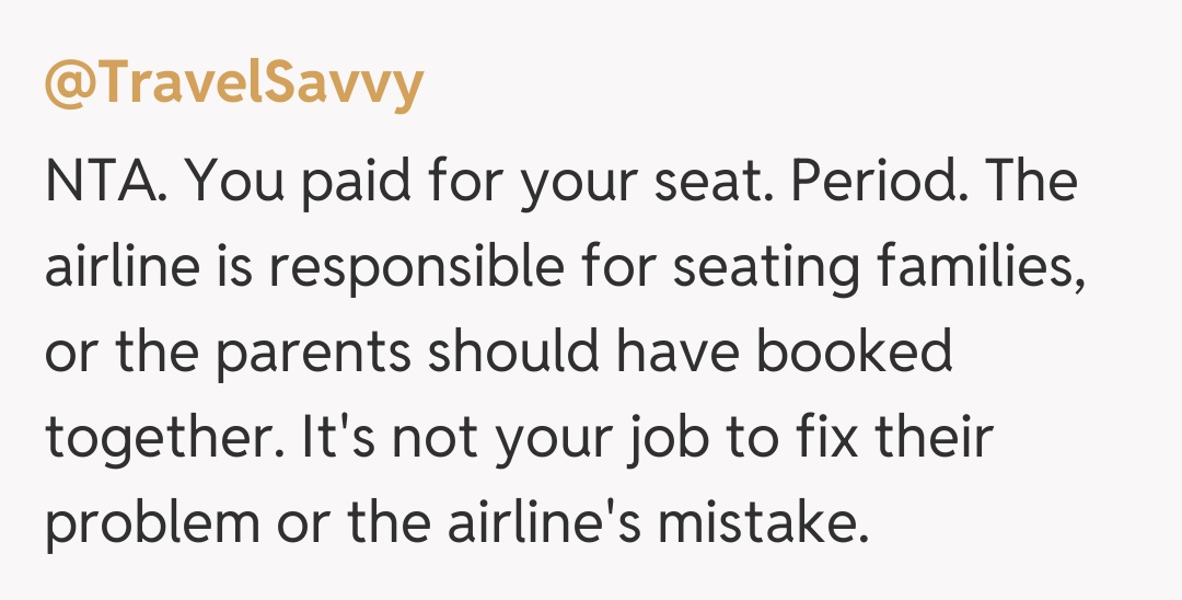 Comentariu de la @TravelSavvy