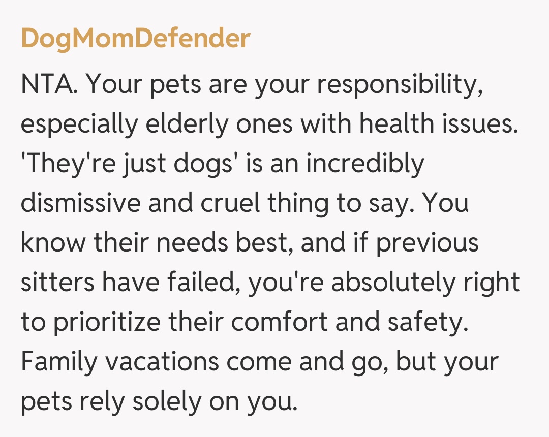 Comentariu de la DogMomDefender