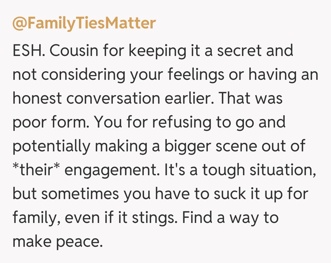 Comentariu de la @FamilyTiesMatter