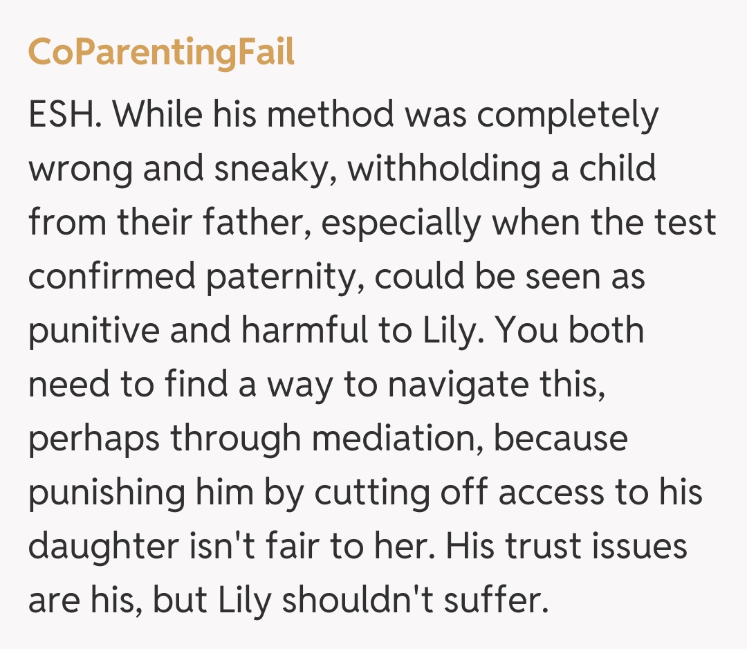 Comentariu de la CoParentingFail