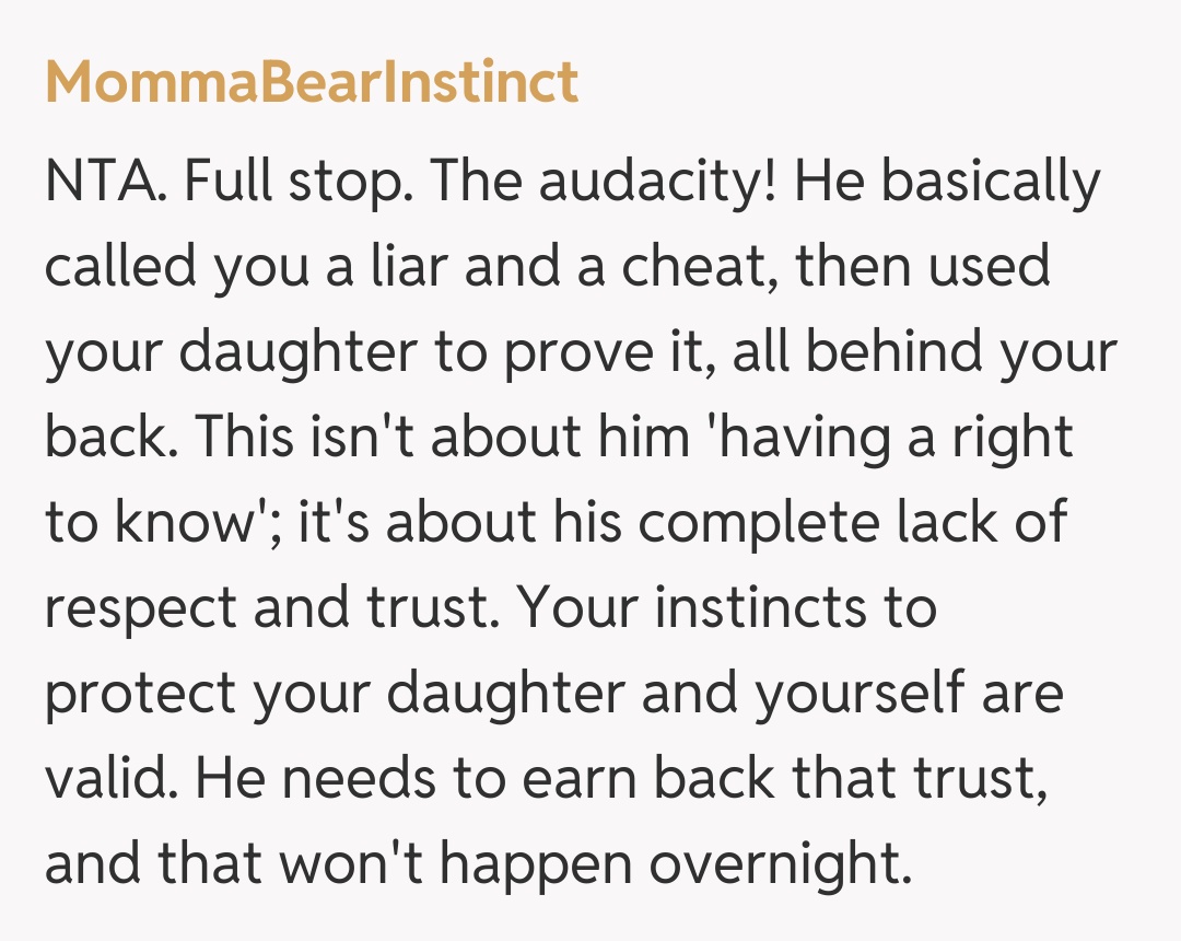 Comentariu de la MommaBearInstinct