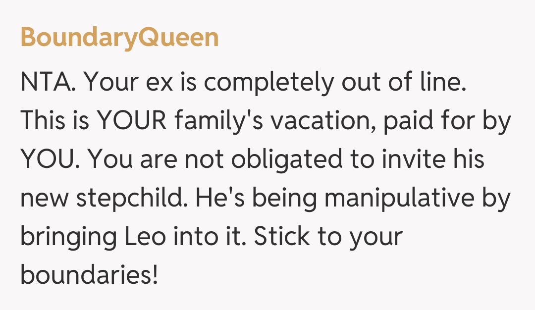 Comentariu de la BoundaryQueen