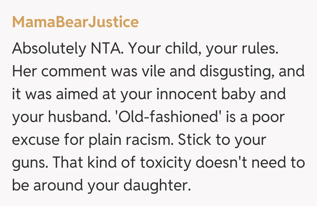 Comentariu de la MamaBearJustice