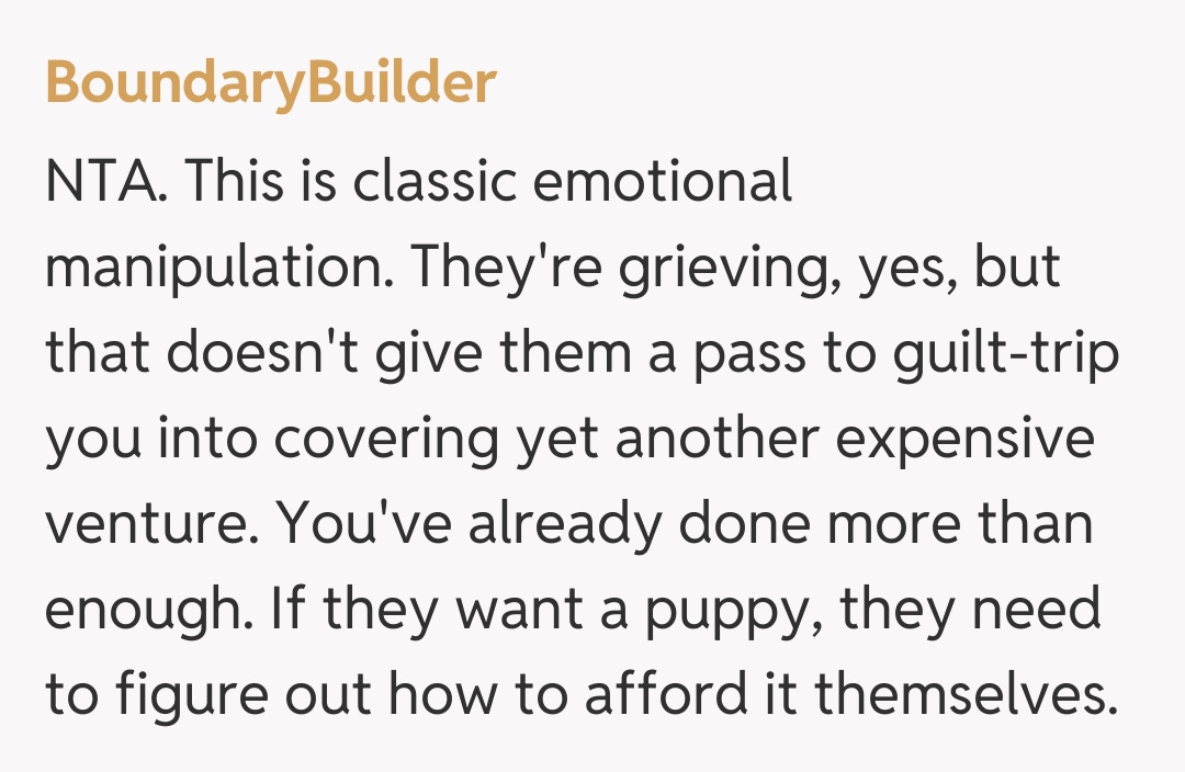 Comentariu de la BoundaryBuilder