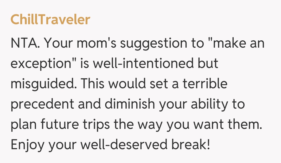 Comentariu de la ChillTraveler