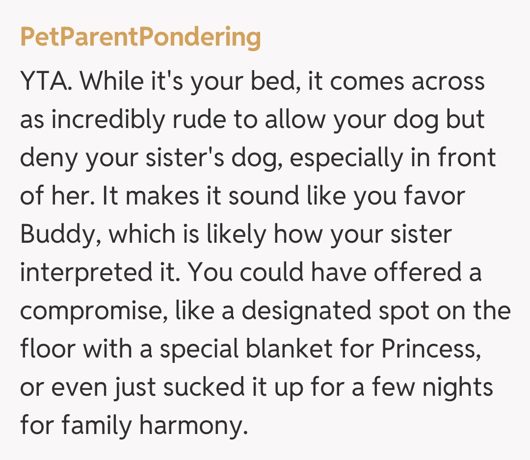 Comentariu de la PetParentPondering