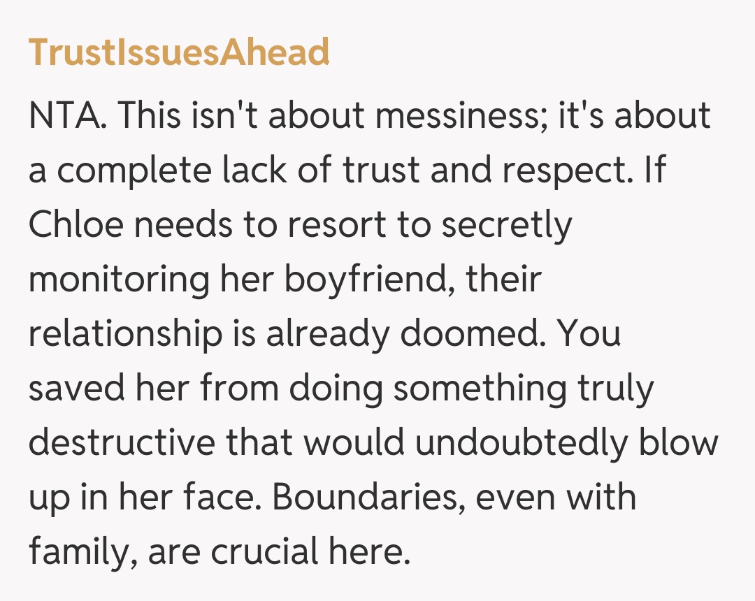 Comentariu de la TrustIssuesAhead