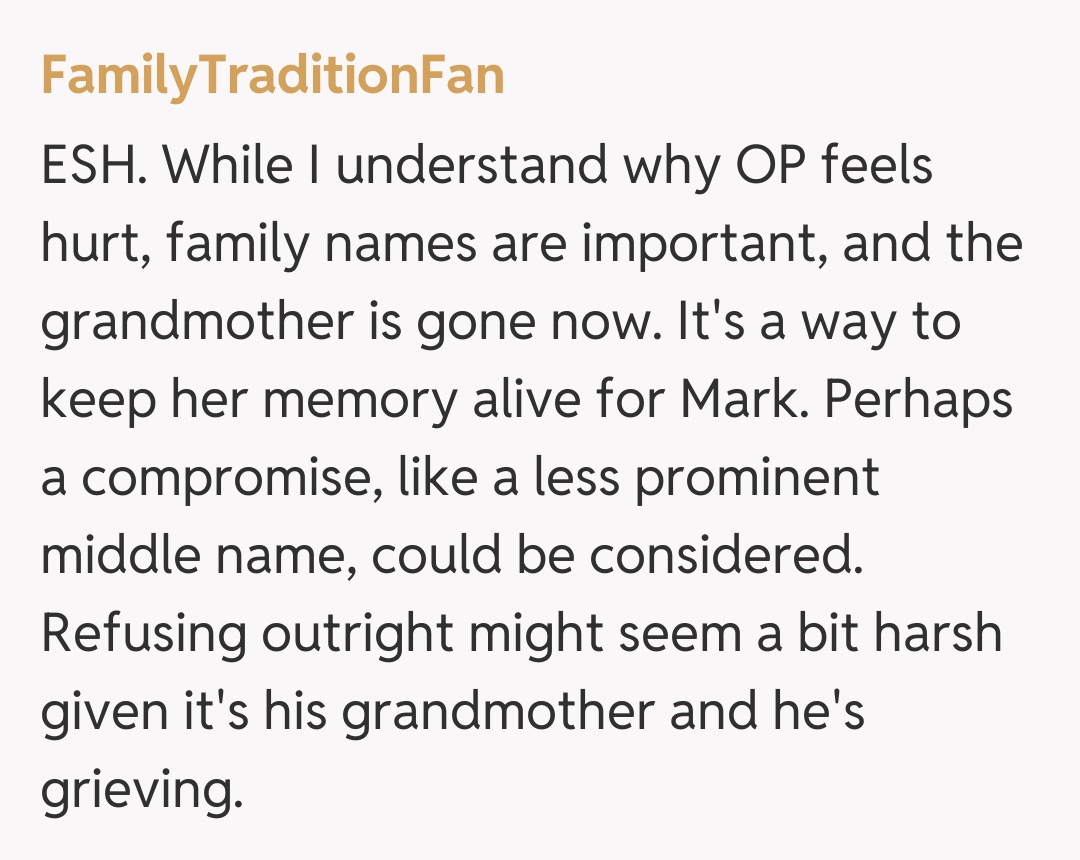 Comentariu de la FamilyTraditionFan