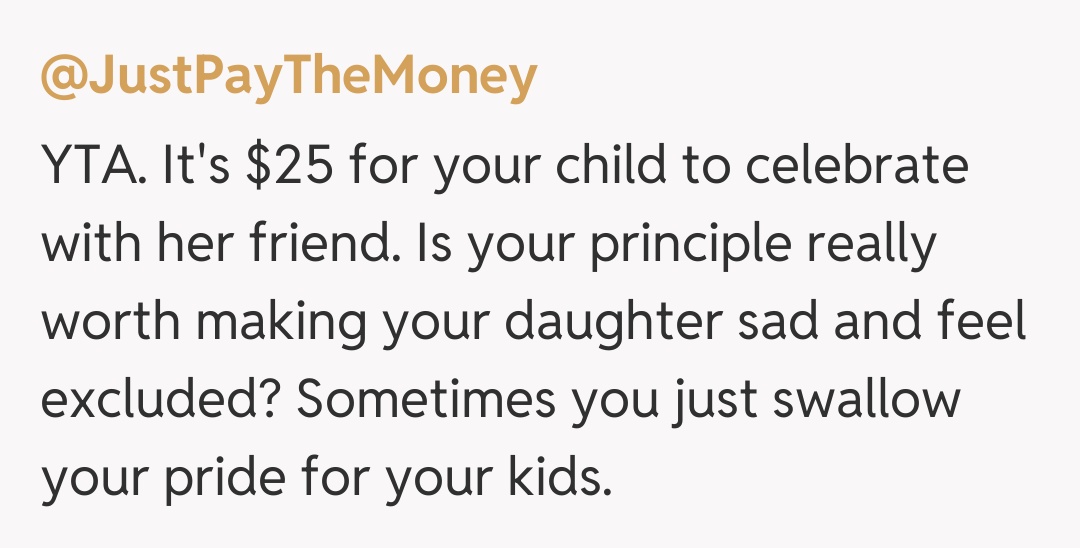 Comentariu de la @JustPayTheMoney
