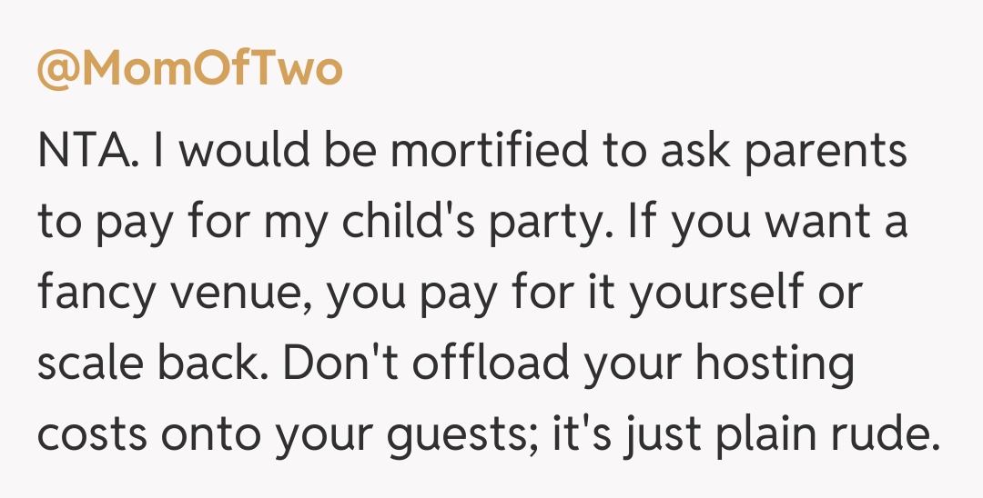 Comentariu de la @MomOfTwo