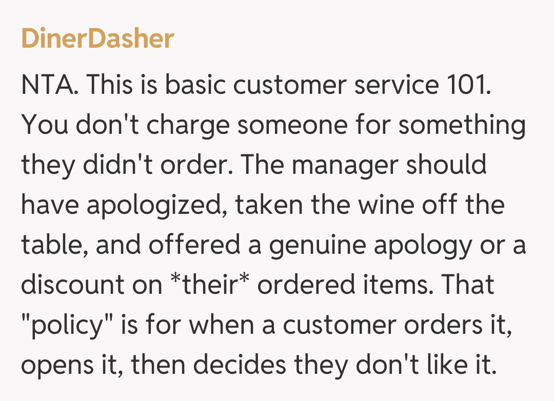 Comentariu de la DinerDasher