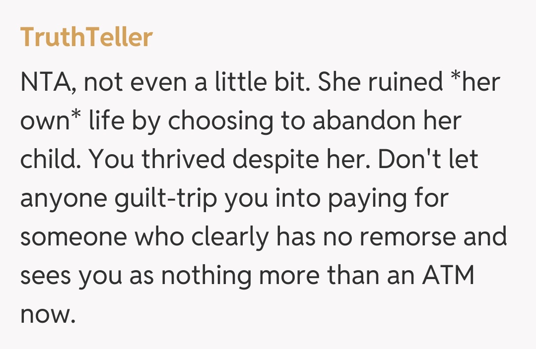 Comentariu de la TruthTeller