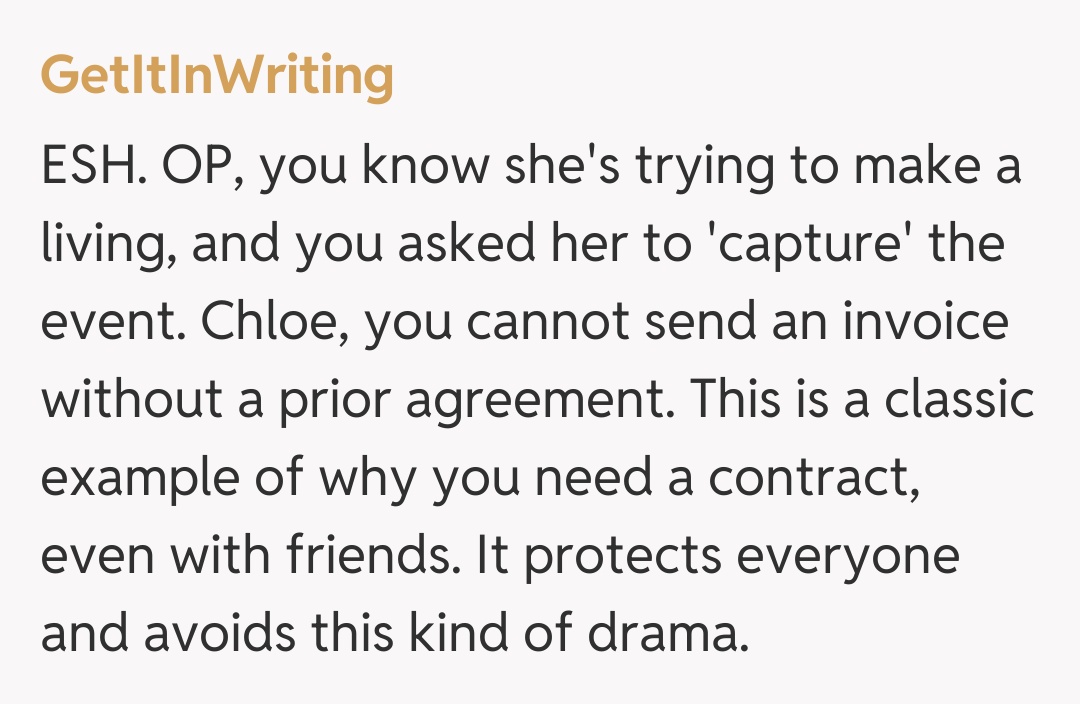 Comentariu de la GetItInWriting