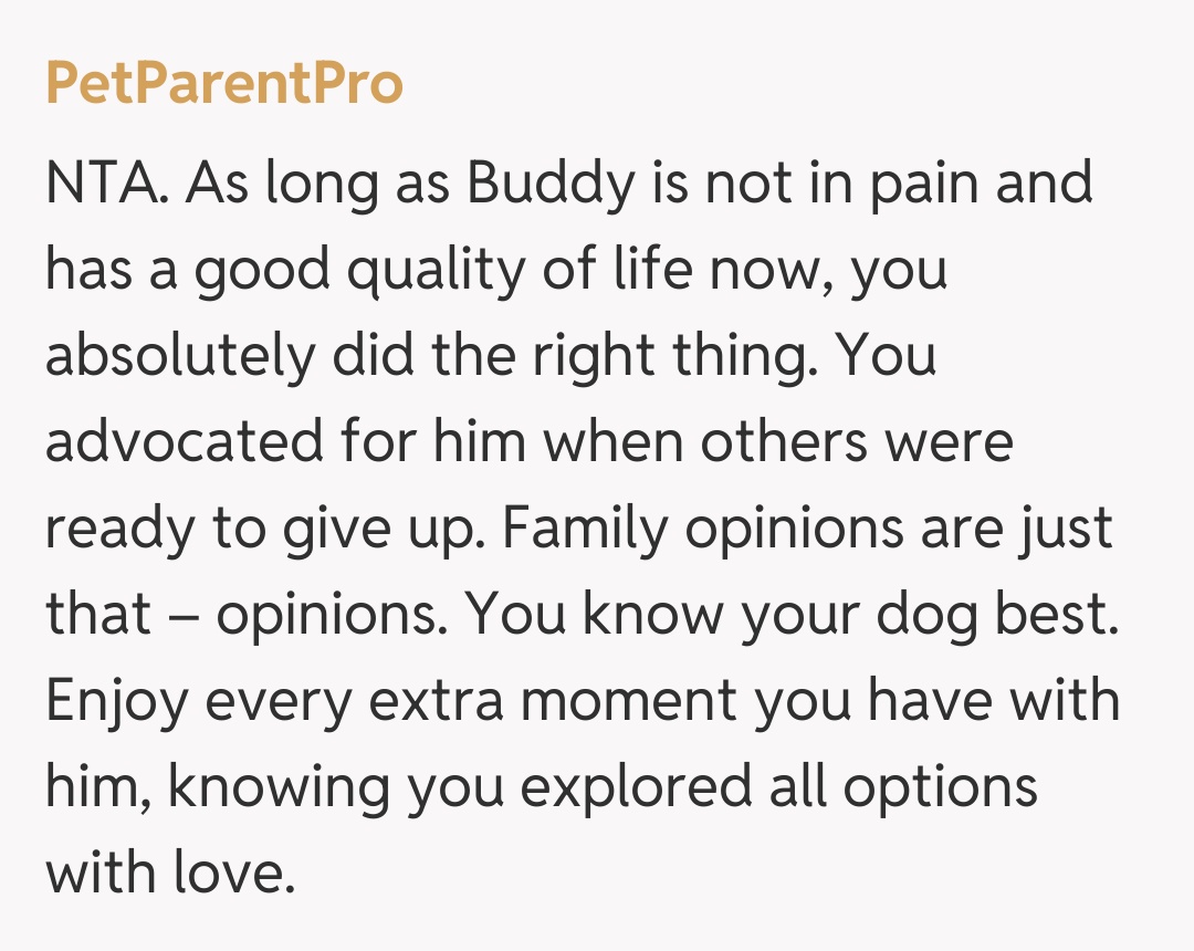 Comentariu de la PetParentPro