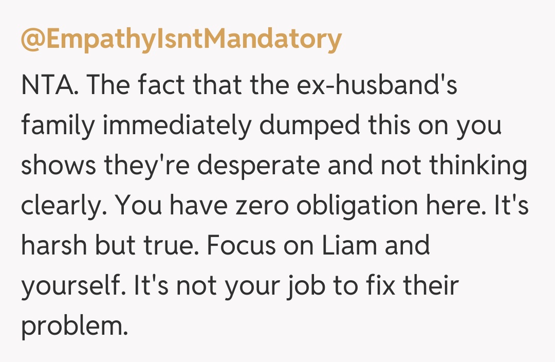Comentariu de la @EmpathyIsntMandatory