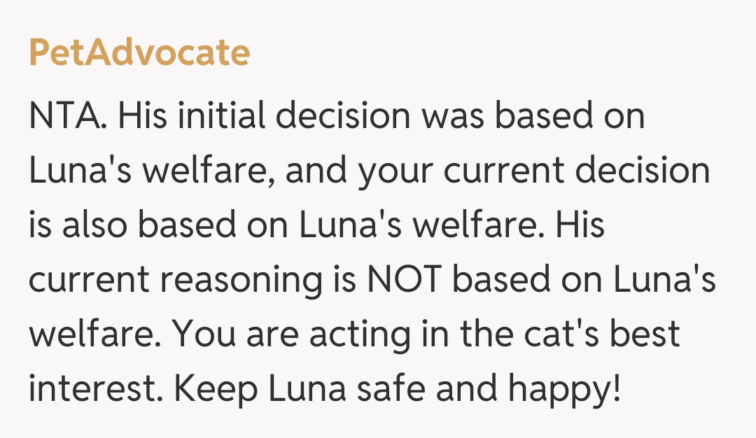 Comentariu de la PetAdvocate