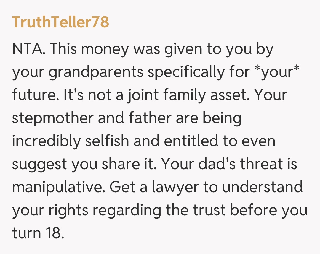 Comentariu de la TruthTeller78