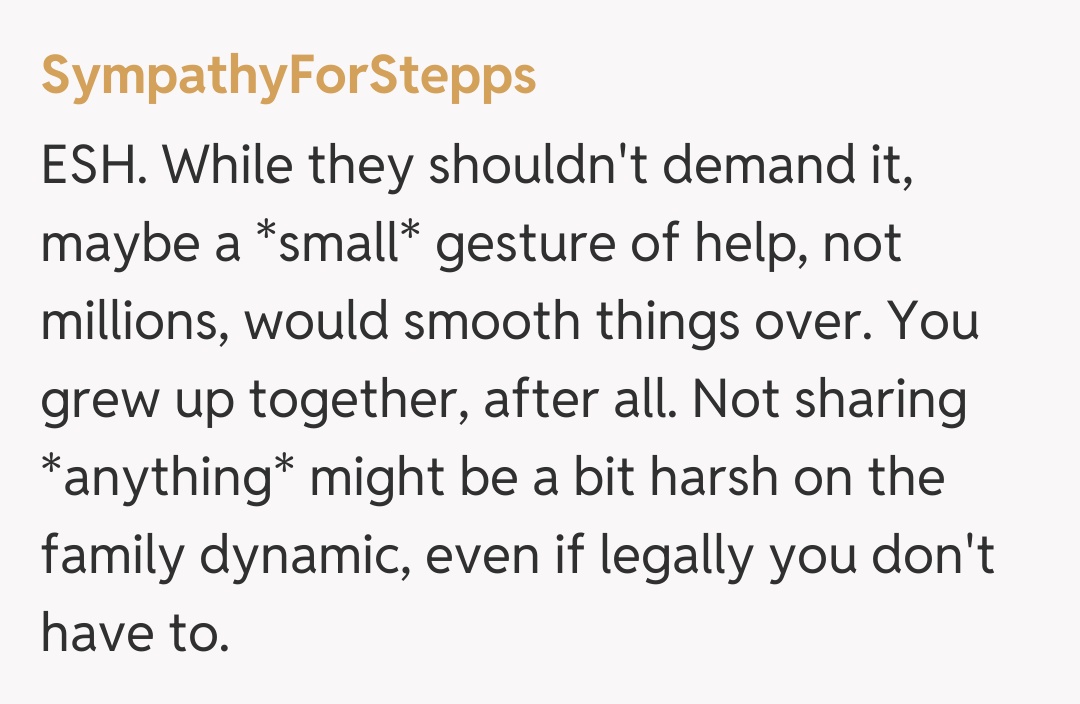 Comentariu de la SympathyForStepps