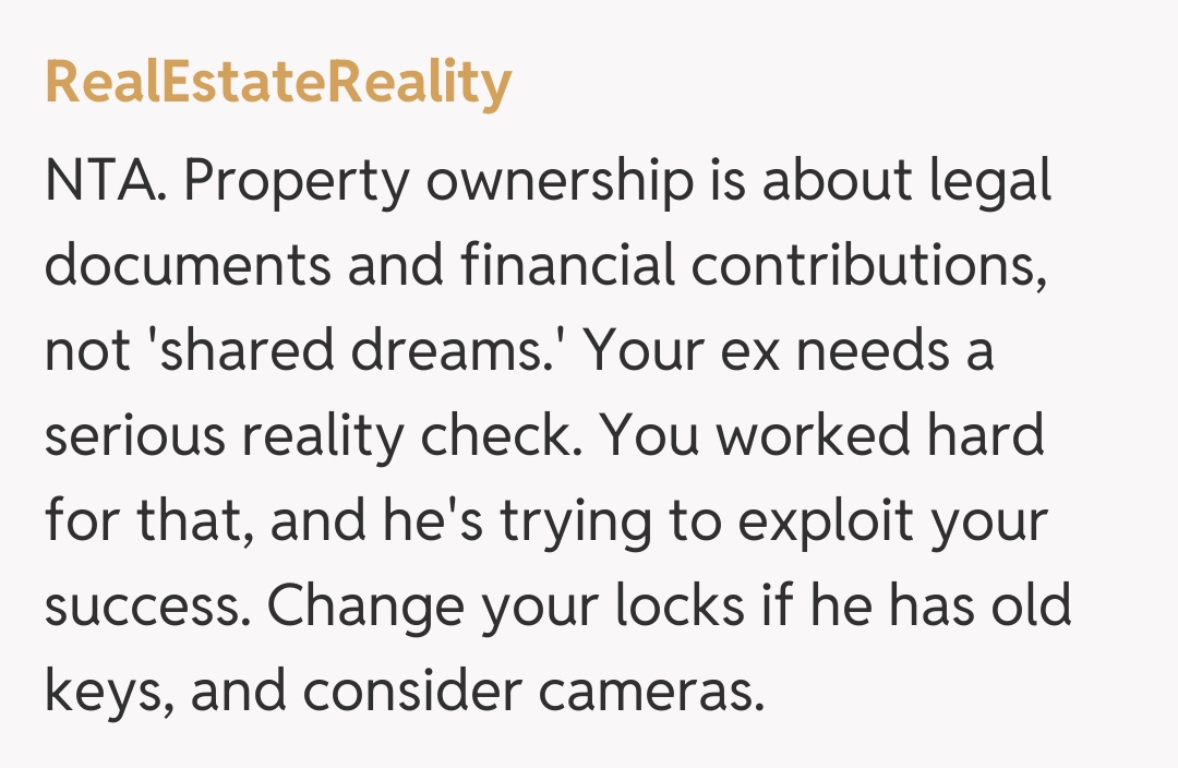 Comentariu de la RealEstateReality