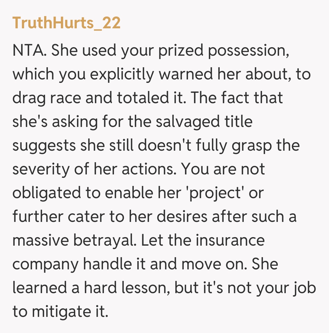 Comentariu de la TruthHurts_22