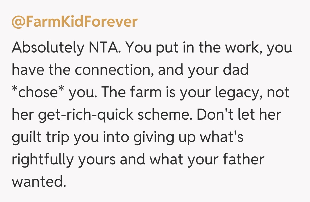 Comentariu de la @FarmKidForever