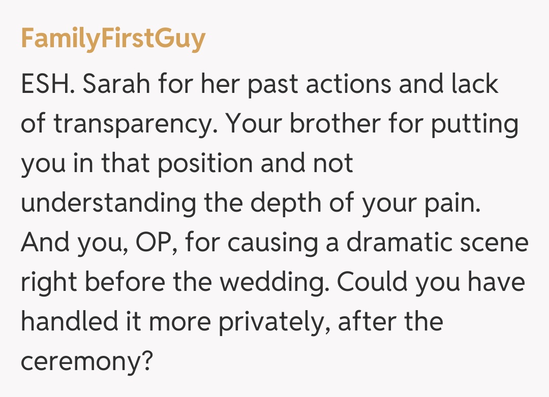 Comentariu de la FamilyFirstGuy