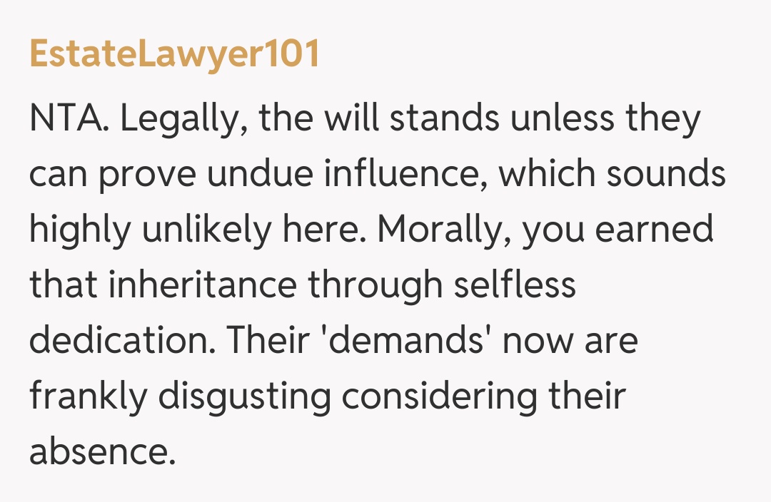 Comentariu de la EstateLawyer101