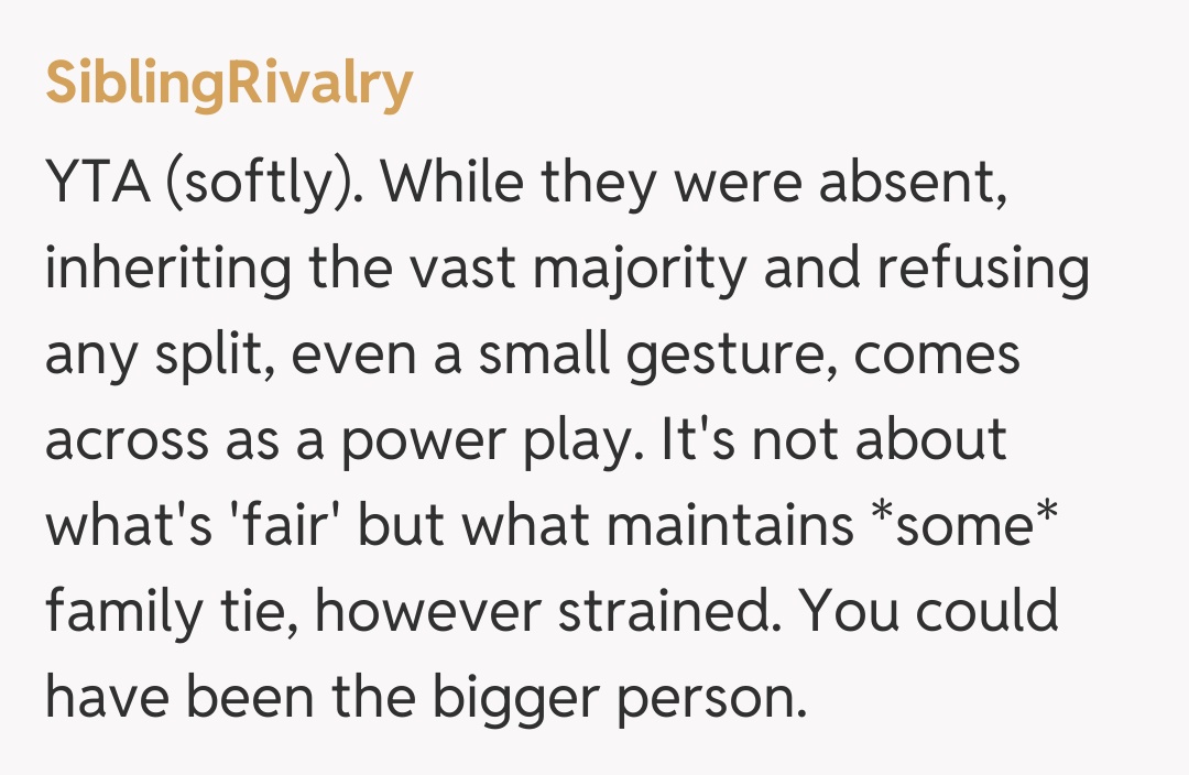 Comentariu de la SiblingRivalry