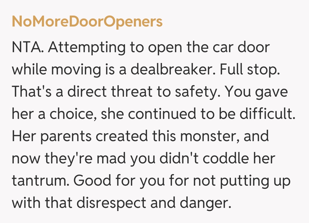 Comentariu de la NoMoreDoorOpeners