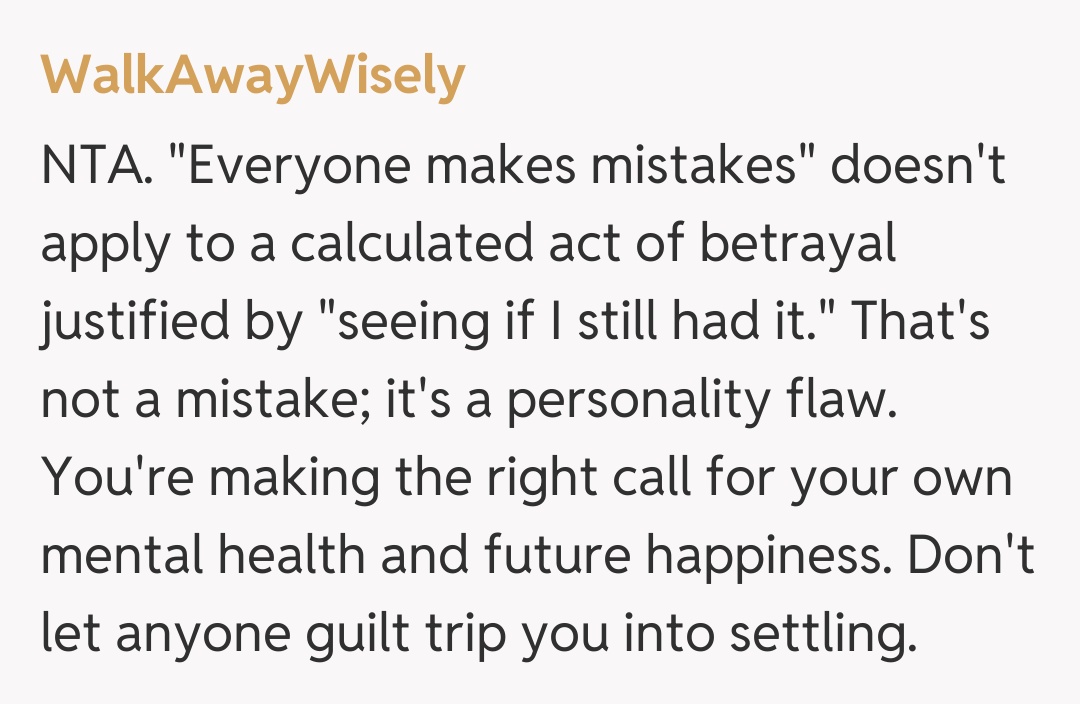 Comentariu de la WalkAwayWisely