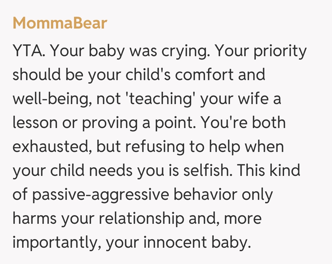 Comentariu de la MommaBear