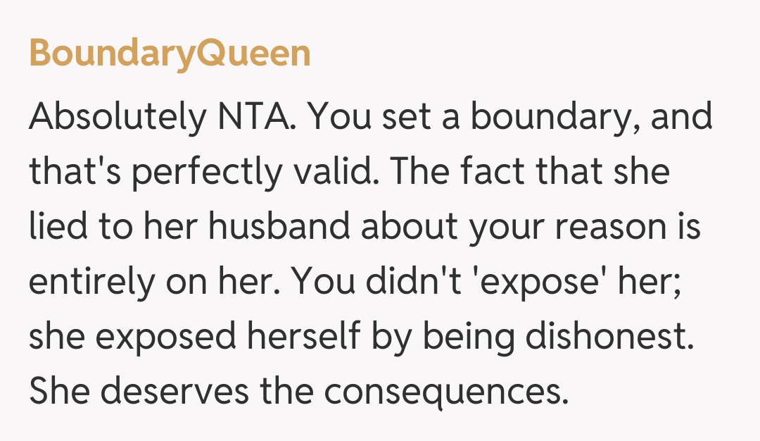 Comentariu de la BoundaryQueen