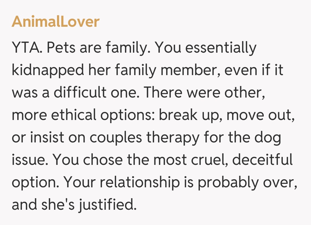 Comentariu de la AnimalLover